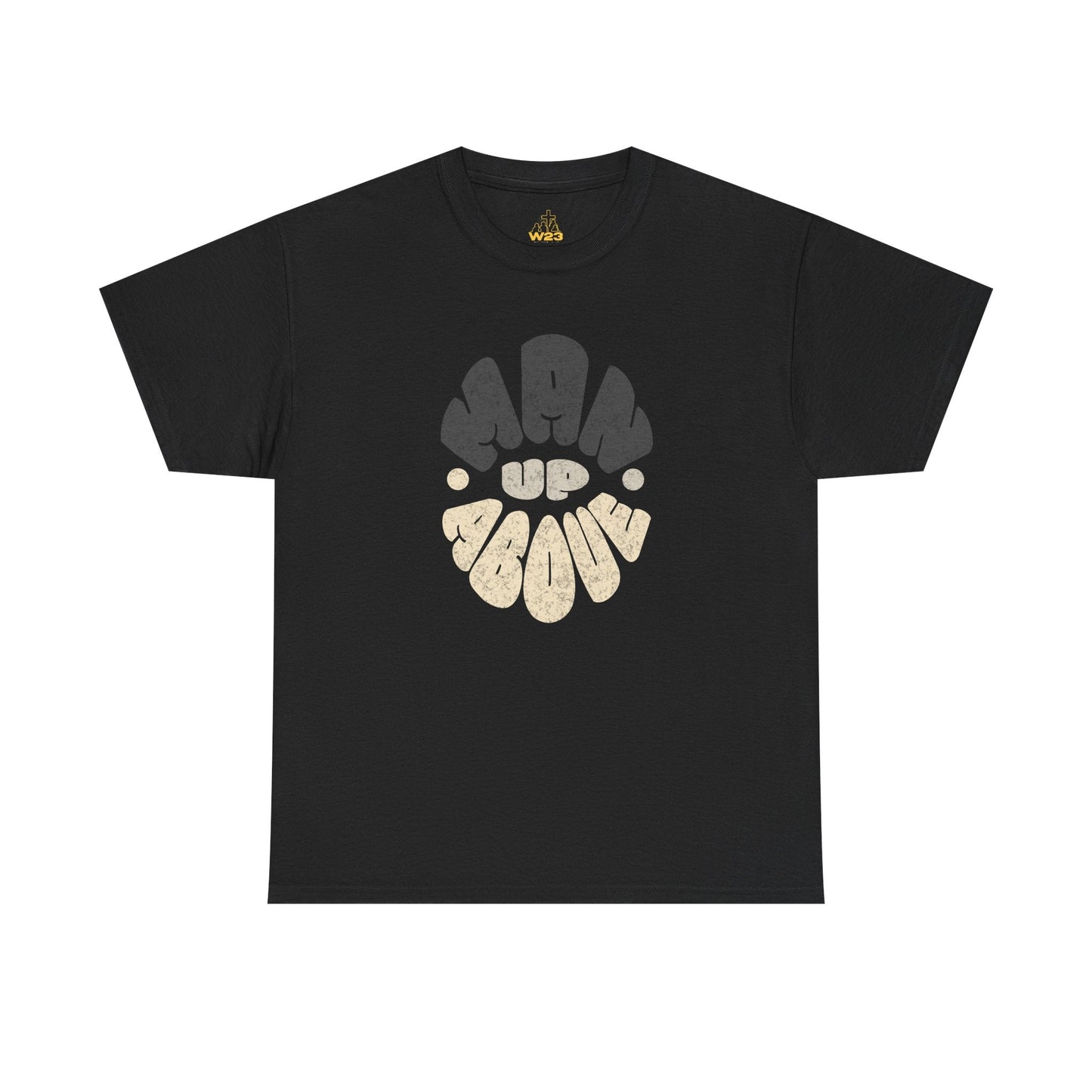 Man Up Above Tee – Colossians 3:2 Inspired Faith Streetwear